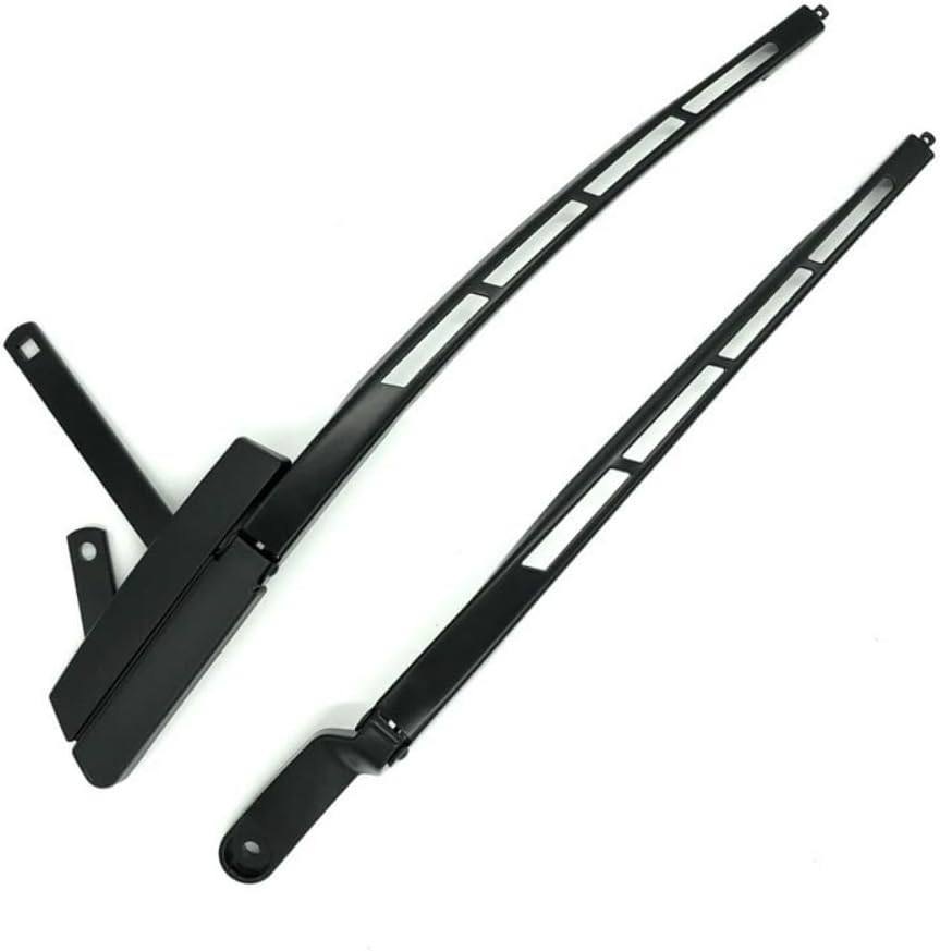 Front Passenger Side Windshield Wiper Arm for Q7 2007-2016 OE: 4L1955408B 4l1955408B1P9 (Black) (Front Right Wiper Arm)