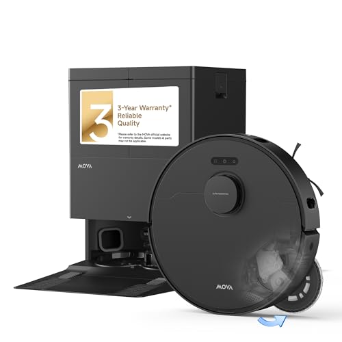 Image of Mova P20 Ultra Robot Vacuum and Mop, Black