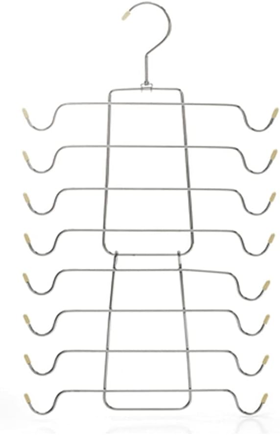 Multi-Layer Hangers for Clothes Rack Metal Underwear Hanger Rack Underwear Bra Hanger(Apricot)