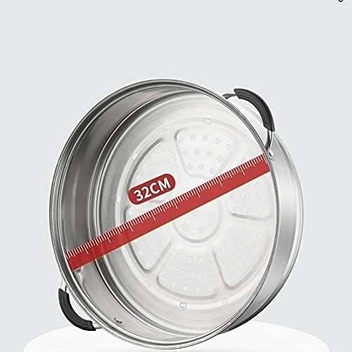 Stainless Steel Slow Cooker Food Steamer Pot Food Warmer Electric Steamer Food Warmer Commercial GINOLEI
