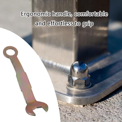 Llave para puerta corrediza de bolsillo 3/8 para colgador y ajuste de puerta de clóset con diseño ergonómico miniatura 4