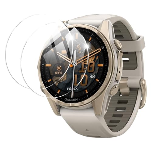 �y�Q���z For �K�[�~��(GARMIN) Fenix 8 Sapphire AMOLED�i43mm�j �t�C���� Fenix 8 Sapphire AMOLED�i43mm�j �K���X�t�B���� �ی�t�B���� ��ʕی�V�[�g�d�x9H �ϏՌ� ��U�h�~ ���� �C�A