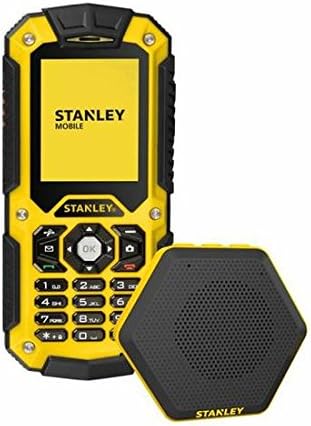 Stanley S121 2G/WiFi SIM-Free Rugged Smartphone (2" - Double SIM - IP67) Yellow/Black + Bluetooth Speaker
