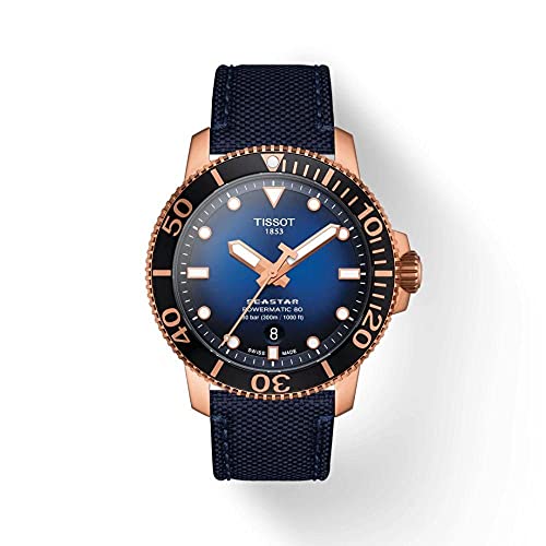 Tissot Reloj De Buceo T1204073704100, Azul, Moderno Tissot Reloj De Buceo T1204073704100, Azul, Moderno