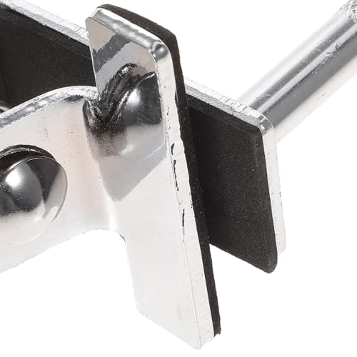 Abrazadera para cowbell para batería, soporte estándar para bombo con clip de fijación ajustable para instrumentos de percusión miniatura 4