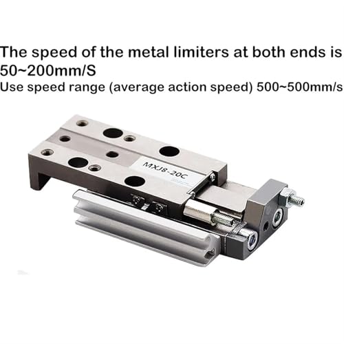 Cylindre pneumatique coulissant de précision MXJ8-20C mini vérin double effet