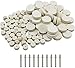 Produktbild Wollfilz Polierscheibe,100 Stücke Polierscheibe Drehwerkzeug mit 10 Stücke Schaft Für Dremel Multifunktionswerkzeug (13mm 25mm)