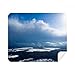 Sunshine Blue Sky Clouds Cleaning Cloth Screen Cleaner 2pcs Suede Fabric