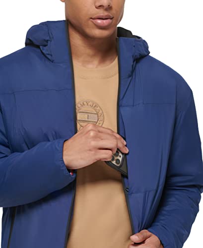 Image of Tommy Hilfiger Men's Stretch Performance Filled Rain Jacket