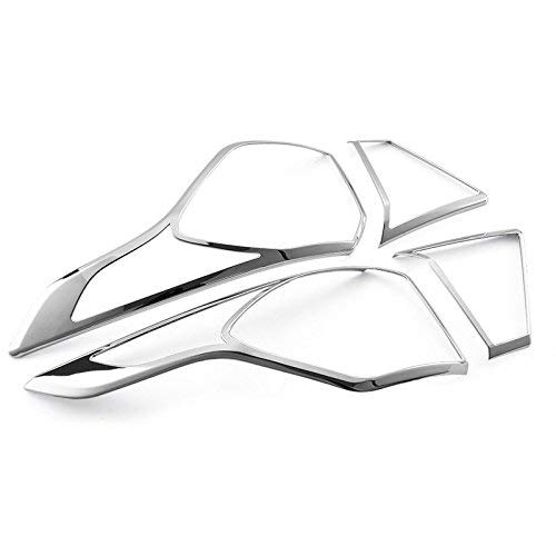 HIGH FLYING ABS Chrome Rear Tail Light Lamp Cover Trim Decoration 4pcs for Ford Escape Kuga 2017 2018