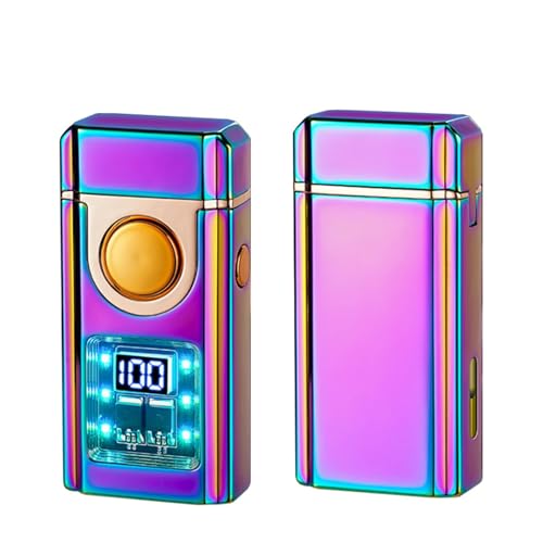 Encendedor de tres llamas con indicador LED y ventana transparente de aire 2