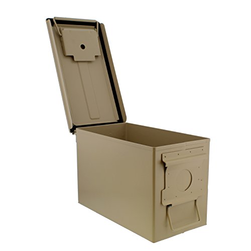Redneck Convent Tan Waterproof Ammo Box Military Storage Box – Mtm 50 Round Flip Top Ammo Box Ammo Can Organizer Reloading Supplies #TOP3