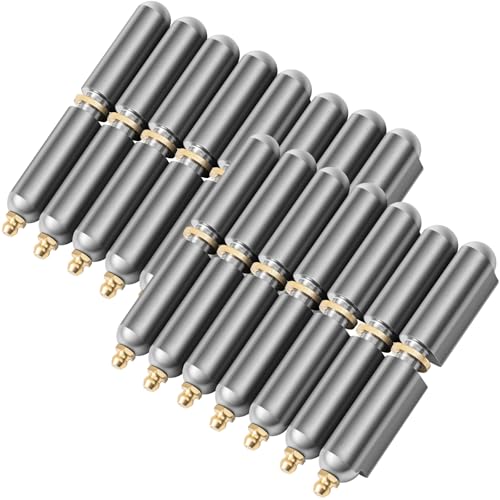 Zonon 15 Pcs 4 Inch Weld on Hinges Bullet Barrel Weldable Hinges, Zerk