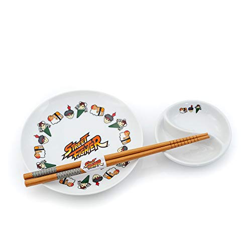 Toynk Street Fighter Toynk Sushi Set with Chopsticks