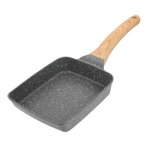 FUNNETOYU Sartén Antiadherente de Cocina con Mango Resistente al Calor Sartén de Aluminio de Alta Gama para Tortillas y Freír y Fácil de Limpiar para Uso Doméstico