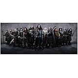 Graham McTavish as Dwalin with cast from The Hobbit 8 x 10 Inch Photo