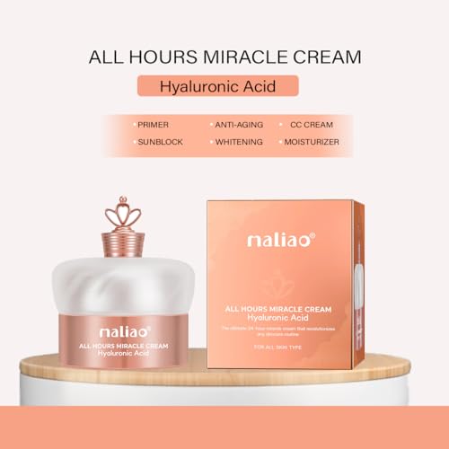 Image of Maliao All Hours Miracle Cream: Hyaluronic Acid Hydration for All Skin Types (30g)