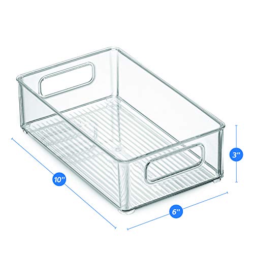 image for Seseno Set Of 6 Refrigerator Organizer Bins - Stackable Fridge Organiz