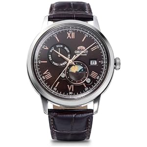 Orient Bambino Automatic RA-AK0804Y Men's Watch - Brown Dial