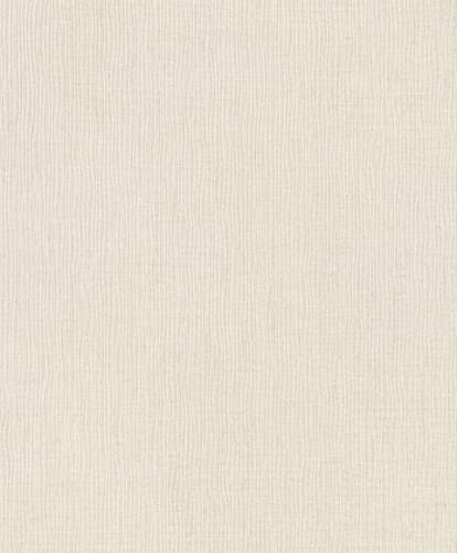 Rasch Papel pintado no tejido, color beige claro con estructura textil, 10,05 m x 0,53 m, color beige claro