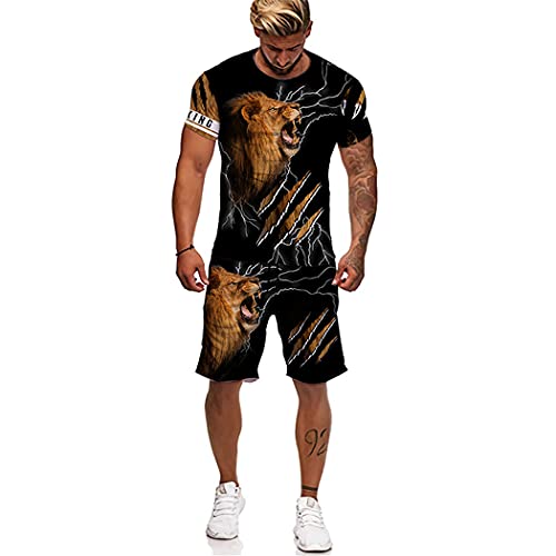 Ensemble t-shirt et short imprimé vacances été et détente plage - 2