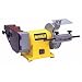 Produktbild DeWalt Schleif-, Schärf-und Abziehkombination/ Kombi-Gerät (415 Watt, vibrationsarmer Induktionsmotor, Exzenter-Spannvorrichtung, Schleifband mit absenkbarem Schleifschuh, inkl. Zubehör) DW753