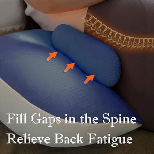 KhayriMajd Travesseiro de gravidez para mulheres grávidas dormindo, travesseiro de maternidade de lu