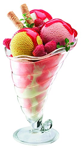 Visiodirect Lot DE 8 Coupes A Glace Fortuna Ø125 x H180 mm. 32cl