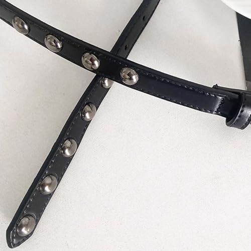 Rock Styles Rivets Belt Adjustable Studded Waistband Trendy Hipsters Belt For Music Festivals And Parties4