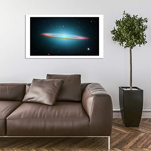 Sombrero Galaxy Hubble sans reflet grand format mat giclée murale - 5