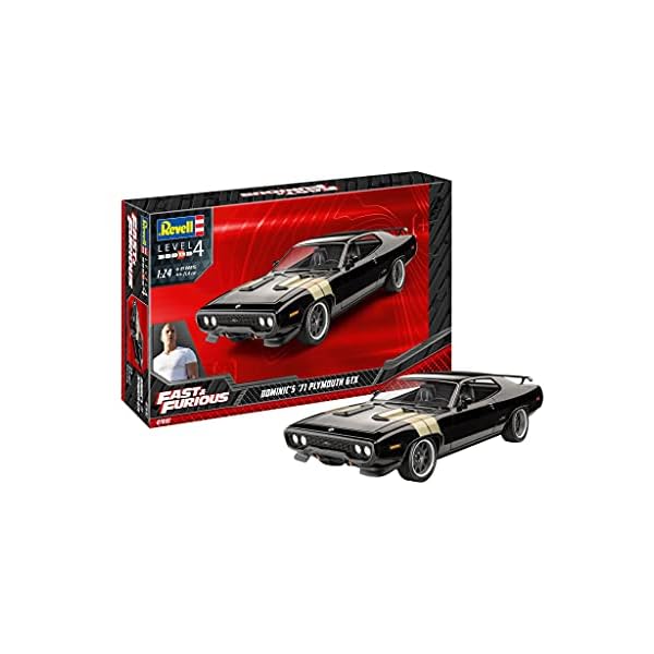 Plymouth GTX Fast 8 Dom Dominik Toretto The Fast and The Furious 07692 Bausatz Kit 1/25 1/24 Revell Modell Auto