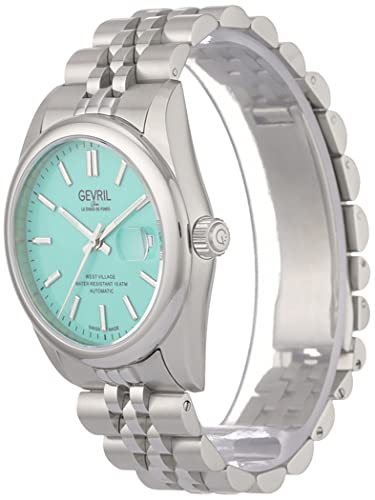 Gevril 48913-1 Men's West Village Automatic Watch, 316L Stainless Steel Bracelet with Deployment Buckle4