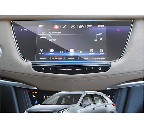 Accessoires de voiture protecteur d'écran verre trempé Cadillac XT6