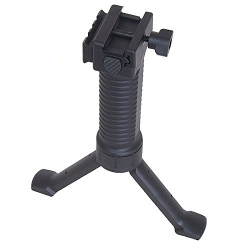 Slimレール付き実物設計グリップとストックハイキャパ用 楽天市場】SHENKEL ワンタッチでバイポットに！軽量 便利 フォア