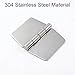 BE-TOOL 304 Stainless Steel Weldable Hinges for Heavy Duty Metal Doors Gates and Commercial Use