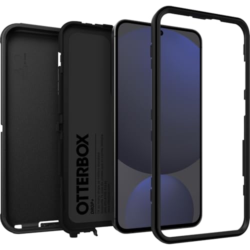 Image of OtterBox Defender Case for Samsung Galaxy S24 FE, Shockproof, Drop Proof, Ultra-Rugged, Protective Case, 7X Tested to Military Standard, Black