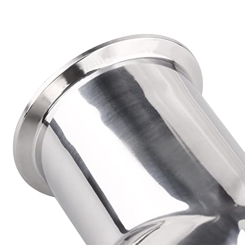 Image of DERNORD Tri Clamp Wye Clamp End True Y Type Cross Tee Tube Stainless Steel 304 Three Way Elbow 3 Inch Pipe OD