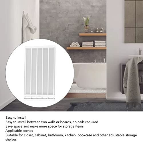 Estante de armario extensible multiusos regulable de 75 a 120 cm 4