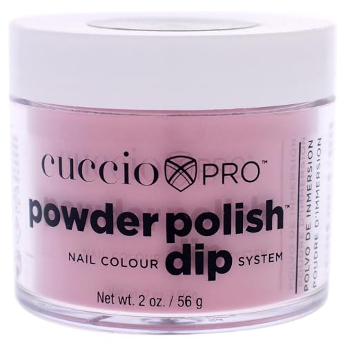 Cuccio Pro Powder Polish Dip - Rose W/ Shimmer - Nail Lacquer for...