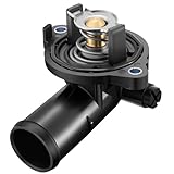BDFHYK 902-3035 Engine Coolant Thermostat Housing Assembly Compatible with Chrysler 2011-2022 300,Compatible with Dodge 2011-2022 Challenger Charger 3.6L Replace 5184977AD 5184977AE 5184977AG 824-203