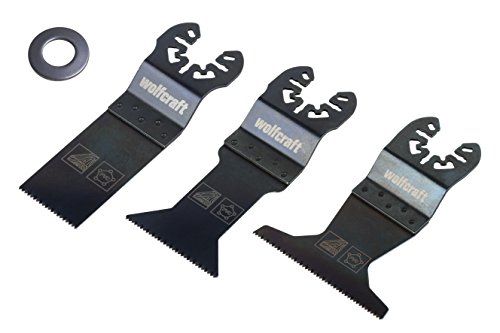 Wolfcraft Vibrationssägen-Set für Trockenbau Standard, 4 Stück, 8490000