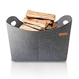 【Filzkorb】Mit dem Doppeltaschen-Design gibt es mehr Stauraum für kleine Gegenstände wie Feuerzeuge usw.