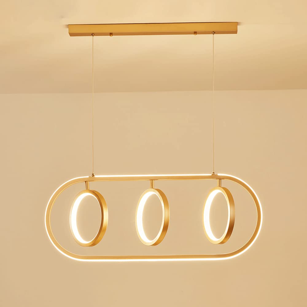 Suspension géométrique avec rotation 350° et éclairage LED directionnel