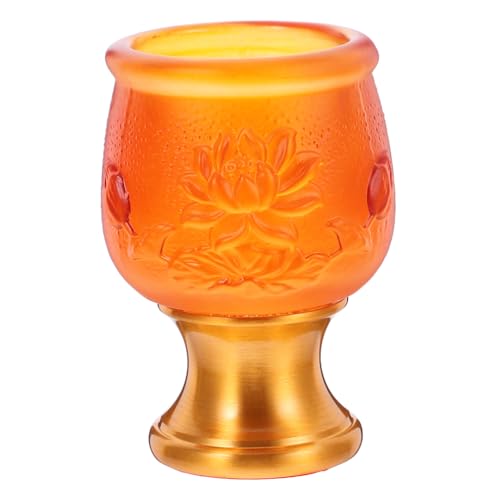Amosfun Taza De Agua De Sagrada Copa De Ofrenda Para Fácil De Limpiar Copa De Adoración Para Budismo Tibetano