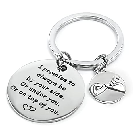 Valentines Gifts for Him Her, Funny Gifts for Men Women, Personalised Keyring Presents for Boyfriend, Girlfriend, Husband, Wife, Personalised Gifts for Wedding, Birthday, Anniversary, Christmas, etc Cover