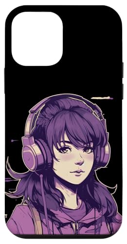 ���킢���A�j���̏��̎q�ƃw�b�h�t�H��-���I���y�f�U�C�� �X�}�z�P�[�X iPhone 12 mini �p