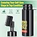 Golf Club Brush Cleaner with Retainer Clip and 5oz Press Water Bottle - Essential Golf Accessories for Men and Women, Premium Golf Club Brush for Easy Cleaning & The Best Golf Gifts for Golfers