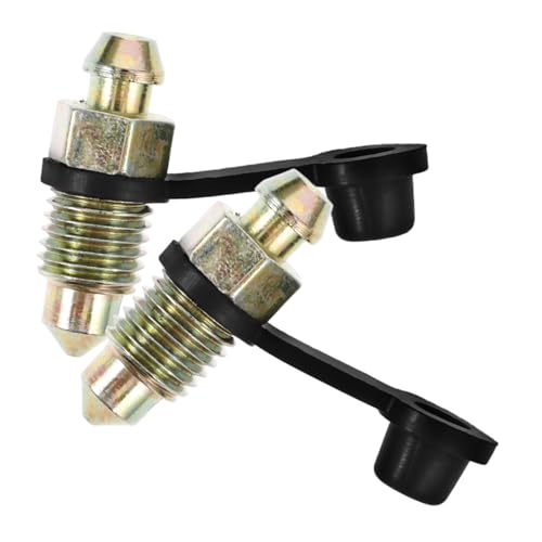 CHICAMPERA Brake Bleeder Nipple Cap M10 Bolt Motorcycle and Car Grease Fitting Caps Easy to Use and Install