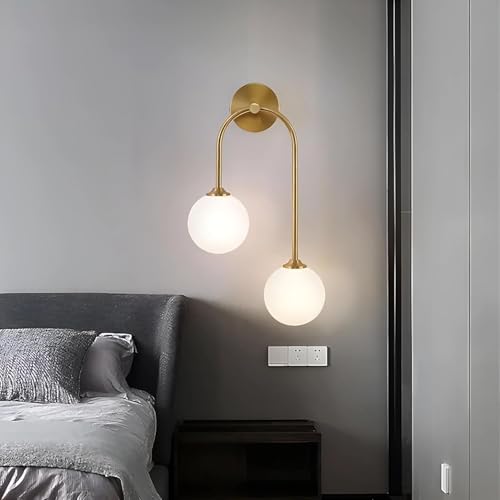 Image of Wall Lamp Chandelier Pendant Light, Home Decor for Bedroom, Living Room, Hallway, Cafe, Hotel, Restaurant (U Wall LAMP with LED Bulb Pack of 1)