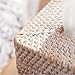 Rattan Square Tissue Box Cover, 5.7